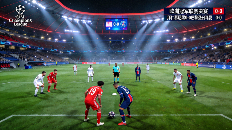 欧洲冠军联赛决赛直播画面 - 拜仁慕尼黑对阵巴黎圣日耳曼